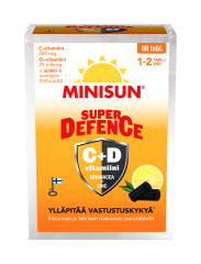 Minisun Super Defence Sitruuna-Lakritsi 60 tabl